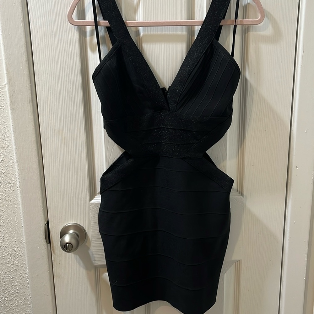 Cutout bandage dress
